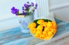Монобукет из желтых тюльпанов