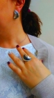 Серебряное кольцо гальванопластика