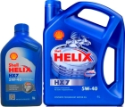 Масло моторное SHELL Helix HX7 5W40 (полусинтетическое)