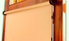 Рулонные шторы Mini с коричневой фурнитурой