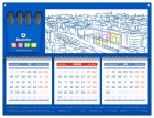 Дизайн настенного квартального календаря