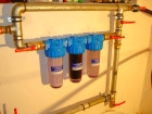 Установка фильтра воды (тонкой отчистки с промывкой)