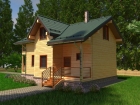 Строительство деревянного дома Д1