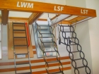 Чердачные лестницы (Металлическая огнестойкая лестница FAKRO LSF)