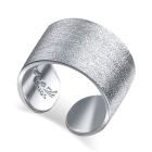 Стильное серебряное кольцо широкое