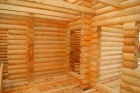 Возведение несущих стен и перегородок из деревянных бревен