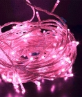 Светодиодная гирлянда Нить Rich LED, 10 м (розовый)