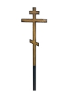 Надгробный крест лакированный