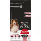 Корм для взрослых собак средних пород Purina ProPlan (с лососем и рисом)