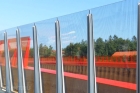 Шумоизоляционный забор, высота 10 м