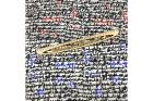 Ткань Вискоза блузочная принт «Рукопись»