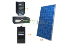 Гибридная солнечная электростанция (10.5 кВт*ч в сутки PRO Панцирь)