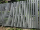 Забор из евроштакетника оцинкованный 1,5 м