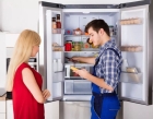 Перевешивание дверцы холодильника