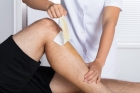 Мужская депиляция Ноги до колен (полимерный воск)