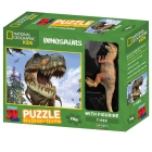Стерео пазл Тираннозавр+игрушка PRIMЕ 3D 100 деталей