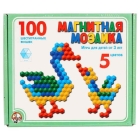 Мозаика магнитная шестигранная, 100 фишек, разноцветная 00961