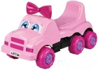 Машина - каталка Весёлые гонки розовая арт.4457М