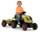 Трактор педальный XL с прицепом CLAAS зеленый Smoby
