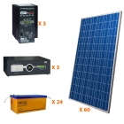 Солнечная электростанция 105 кВт*ч в сутки HYBRID PRO