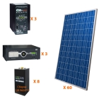 Солнечная электростанция 105 кВт*ч в сутки HYBRID PRO Панцирь