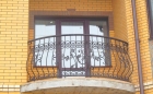 Кованый балкон в частном доме КБ-3