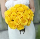 Букет невесты из желтых роз