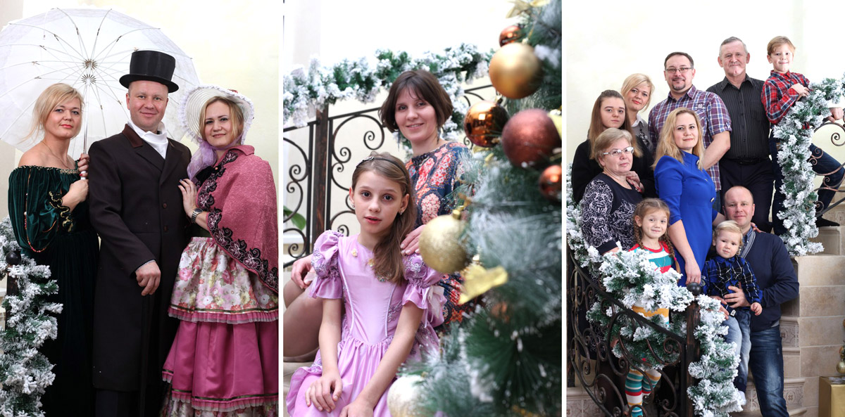 Новогодние и зимние фотосессии на выбор от фотографа Сергея Бирюкова