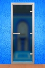 Дверь для хамама ALDO алюминиевая, сатин 
