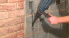 Штробление стены в кирпиче или пеноблоке шириной свыше 500 мм