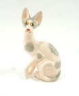 Керамическая статуэтка «Кошка Cфинкс»