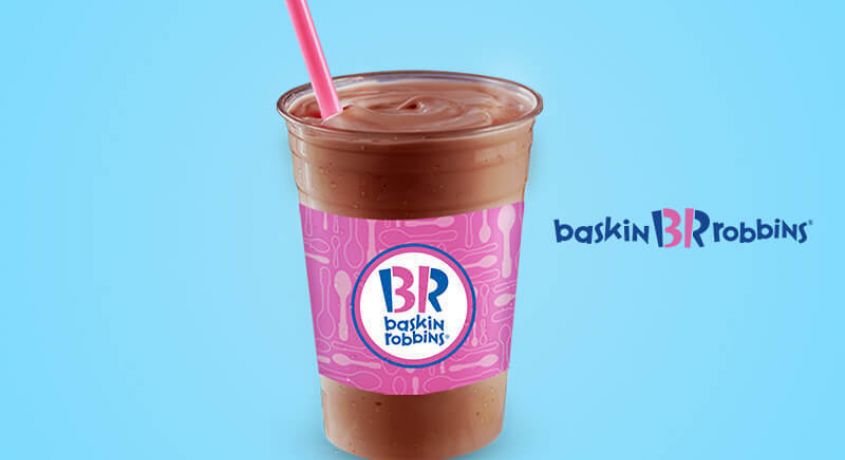 Побалуйте себя вкуснейшим десертом! Предлагаем скидку 50% на покупку большого молочного коктейля из 2х шариков мороженого от Баскин Роббинс.
