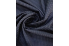 Шерсть костюмная ткань (черная в полоску)