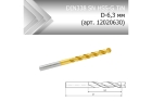 Сверло по металлу стандарт DIN338 SN HSS-G TiN D-6,3 мм (арт. 12020630)