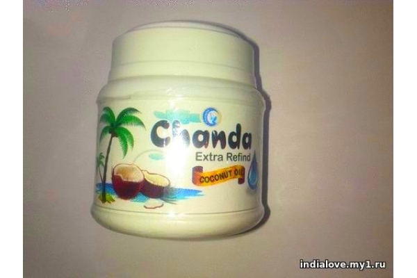  Кокосовое масло пищевое 100% натуральное, Chanda coconut oil Extra Refind 200 гр