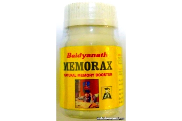 Memorax меморакс Baidyanath - мозговой тоник 50 таб