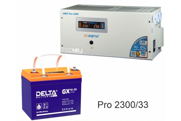 Энергия PRO-2300 + Delta GX 12-33
