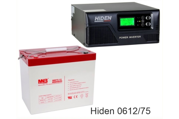 ИБП Hiden Control HPS20-0612 + MNB MМ75-12