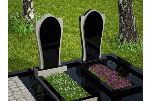 Установка цветника на могилу