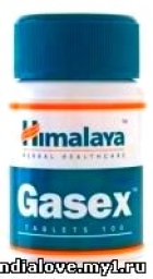 Gasex (Газекс) для пищеварения 100 таблеток Himalaya Herbals
