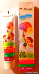 Аюрведическая детская зубная паста 100гр (Divya Patanjali Dant Kanti Junior Dental Cream)