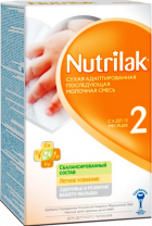 Смесь молочная Nutrilak 2 с 6 месяцев, 350г
