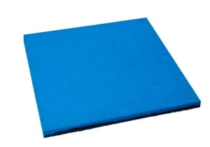 Резиновая плитка (синяя)