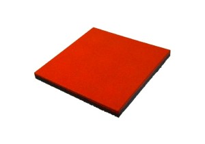 Резиновая плитка (красная)