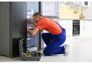 Замена двери холодильника
