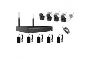 Комплект беспроводного видеонаблюдения на 4 уличные WiFi видеокамеры 8.0Мп - SVN SOUL KIT 8  