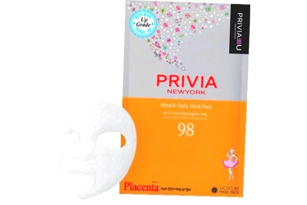 Маска для лица с растительной плацентой Miracle Daily Mask Pack Soybean Placenta 23g Privia