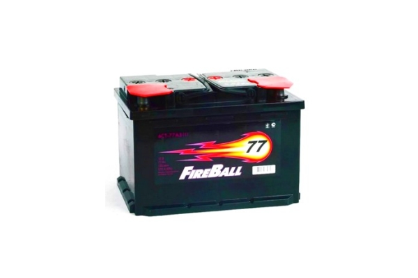  Автомобильный аккумулятор FireBall 6СТ-77 (1)