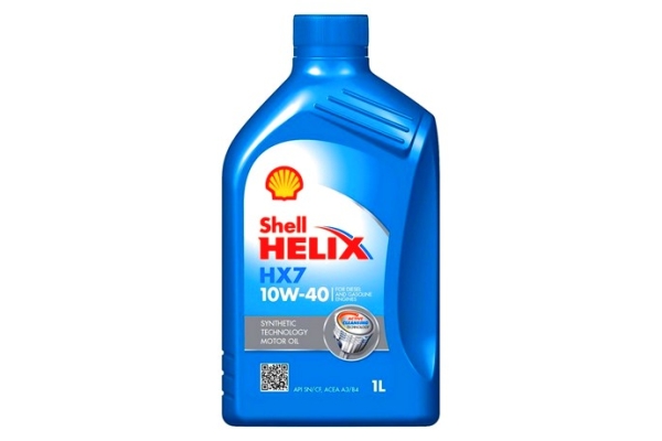 Масло моторное SHELL Helix HX7 10W40 (полусинтетическое)