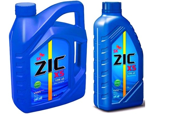 Моторное масло zic полусинтетика